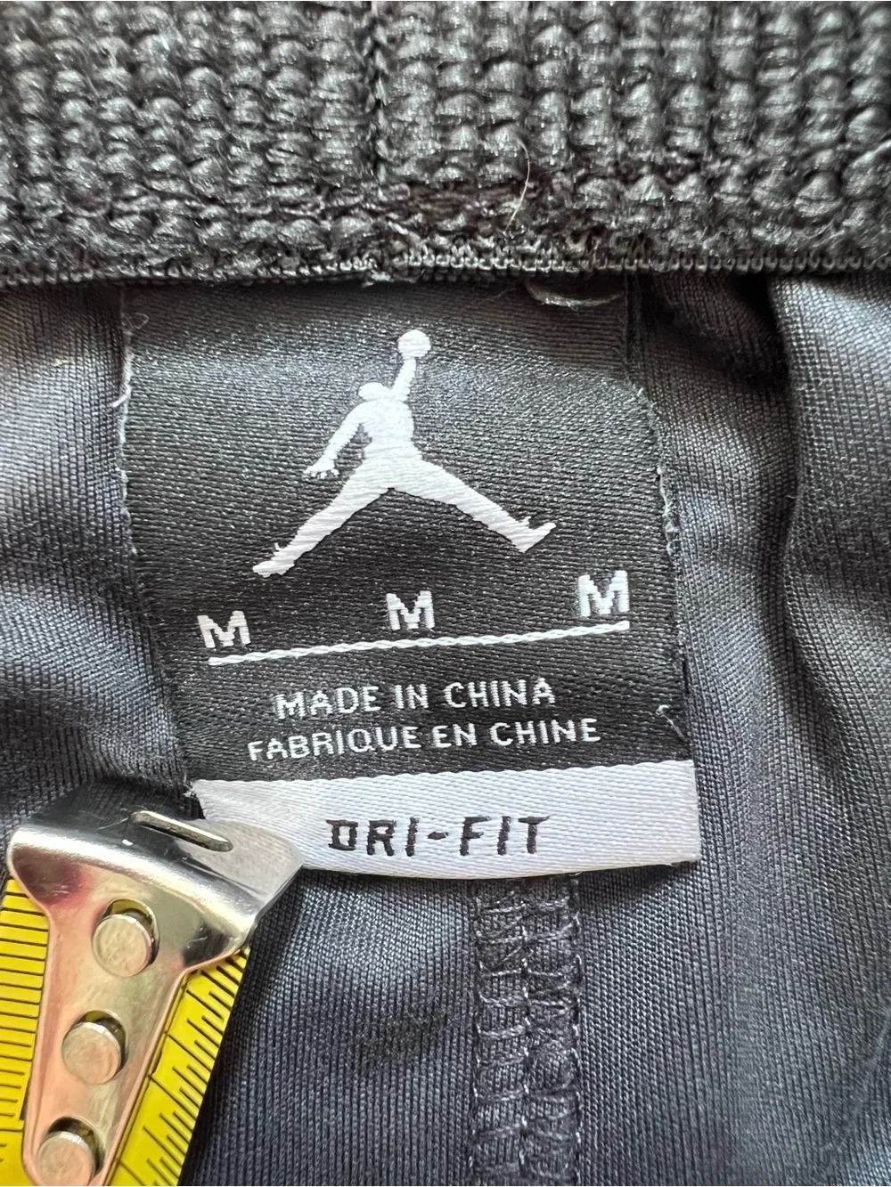 Jordan Black Athletic Shorts Dri-Fit Medium